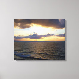 Cornwall Sunset nära Saint Agnes Poldark Land Canvastryck