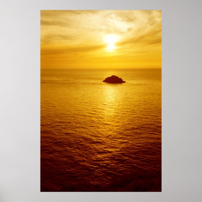 Cornwall sunset poster (Framsidan)