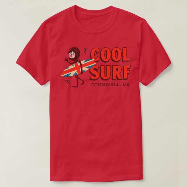 Cornwall Surfa T Shirt (Design framsida)