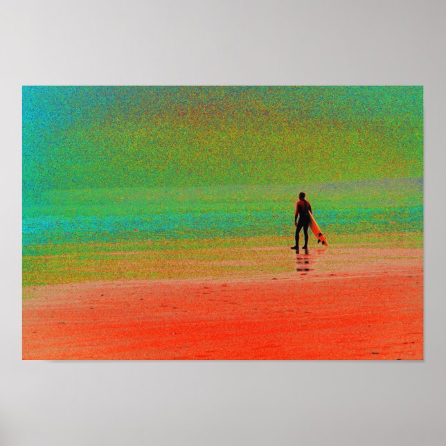 Cornwall surfer poster (Framsidan)