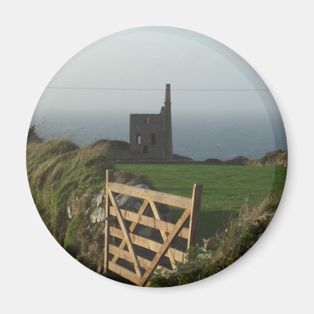 Cornwall-tenngruva Magnet (Framsidan)