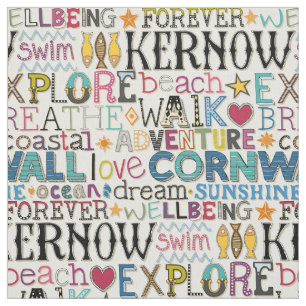 cornwall typografi tyg