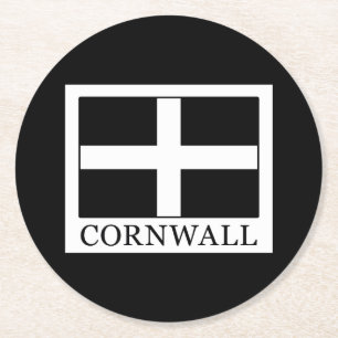 Cornwall Underlägg Papper Rund
