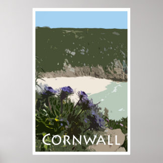 CORNWALL Vintage Stil Poster