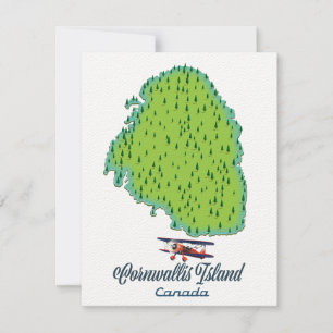 Cornwallis Island, Kanada Travel karta
