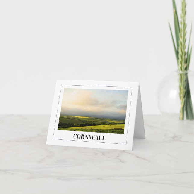 Cornwalls landsbygd kort (Framsida)