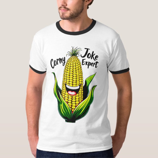 Corny Joke Expert: Roligt & Whimsical Maj Graphic T Shirt (Framsida)