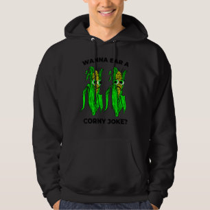 Corny Joke Meme Ear of Maj Pun Graphic Hoodie