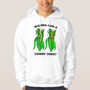 Corny Joke Meme Ear of Maj Pun Graphic Hoodie