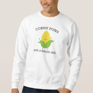 Corny Puns Lång Ärmad Tröja