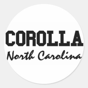Corolla North Carolina Runt Klistermärke