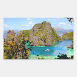 Coron Travel Rektangulärt Klistermärke