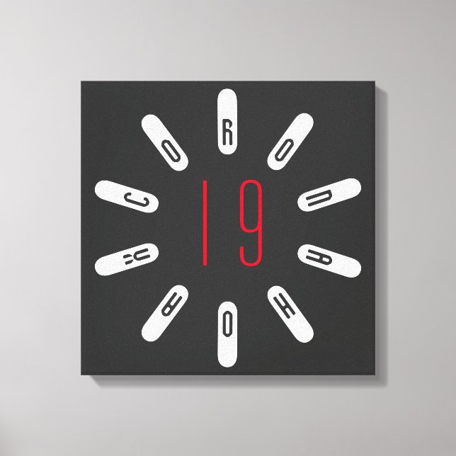 CORONA 19 HOAX Canvas (Framsida)