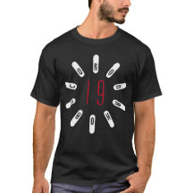 CORONA 19 HOAX T-Shirt vita bokstäver