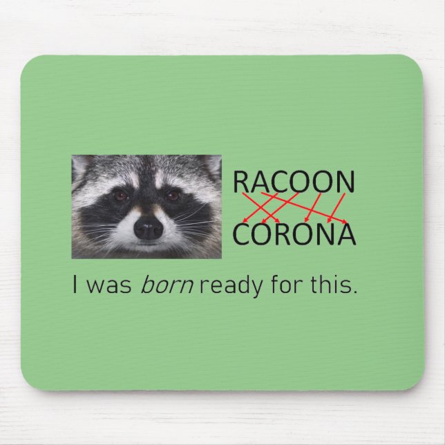 Corona Anagram Raccoon på Råtta Musmatta (Framsidan)