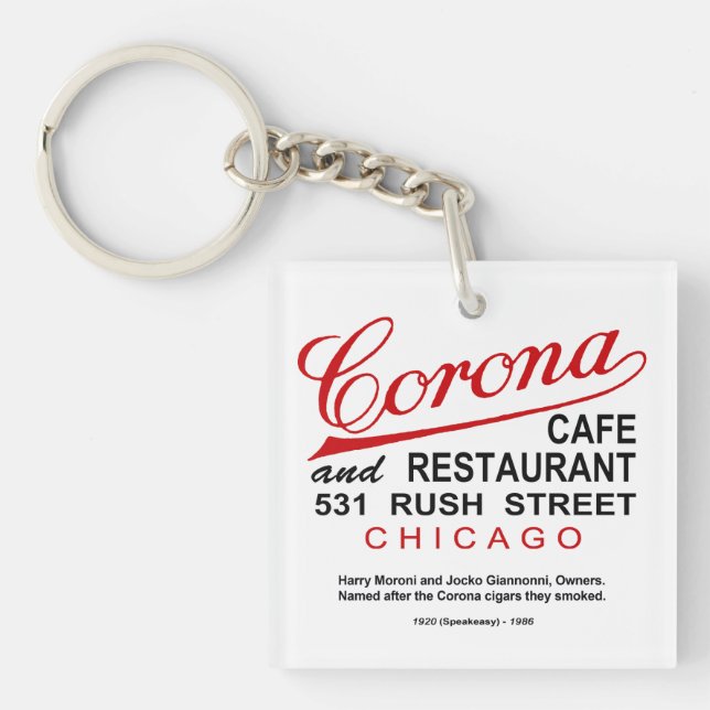 Corona Cafe and Restaurant, Chicago, IL (Framsidan)