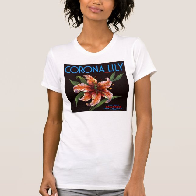 Corona Lily Tee Shirt (Framsida)