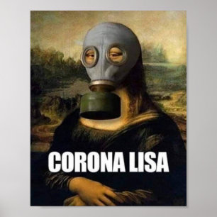 Corona Lisa Poster