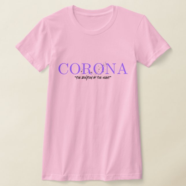 Corona "Nattens rytm" - 1900-talets eurodans T Shirt (Laydown)