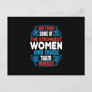 Corona Nurses - Gud fann starka kvinnor Vykort