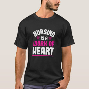 Corona Nurses sjuksköterska är ett hjärtverk T Shirt