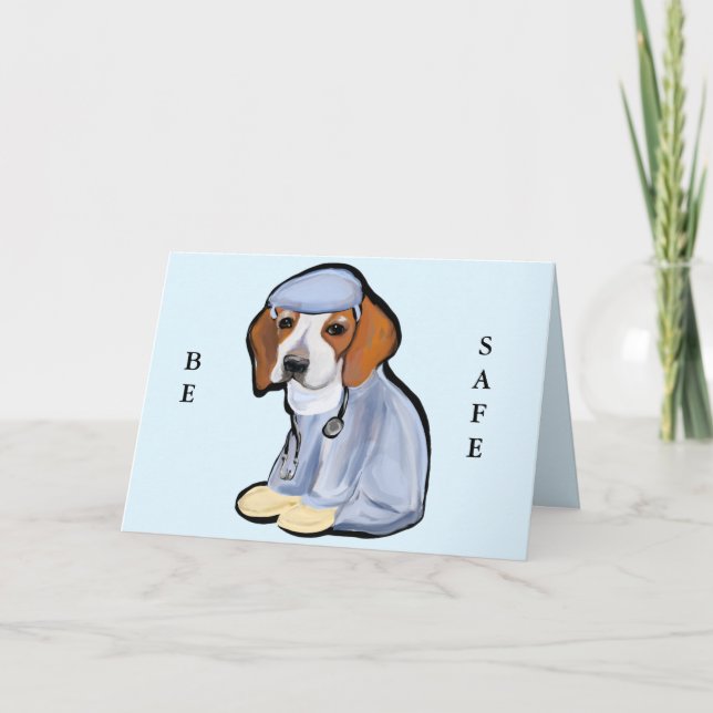 Corona Virus Kort (Framsida)