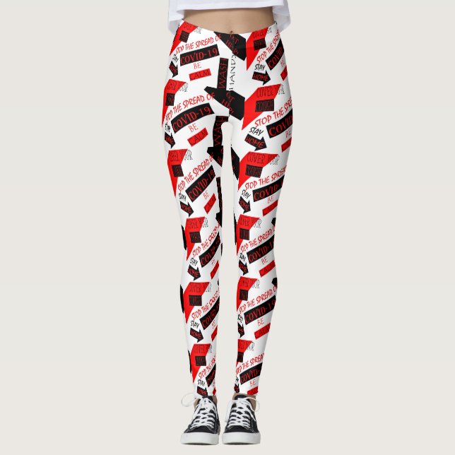 CORONA VIRUS LEGGINGS (Framsida)