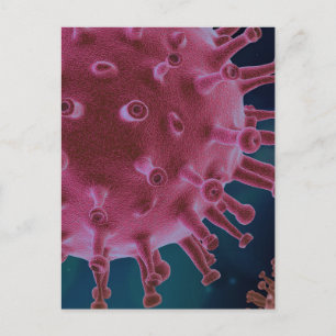 Corona Virus Microbiology Vykort
