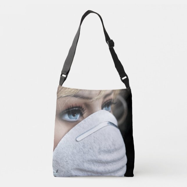 Corona Virus Protective Mask Axelväska (Baksida)