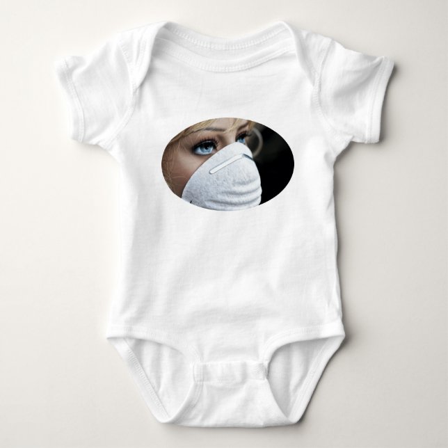 Corona Virus Protective Mask T Shirt (Framsida)