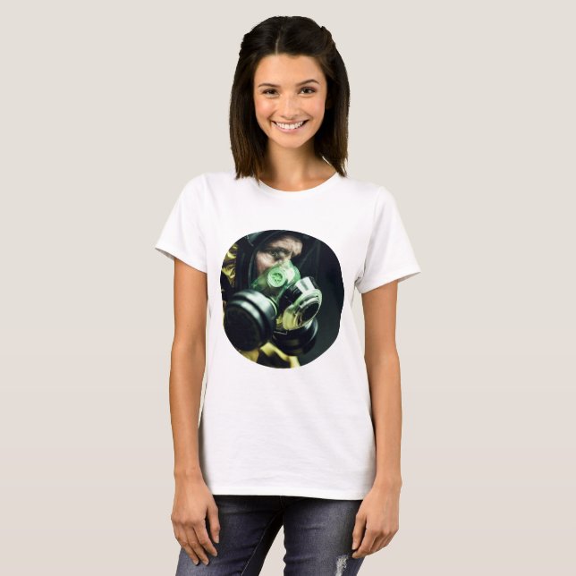 Corona Virus Protective Mask T Shirt (Hel framsida)