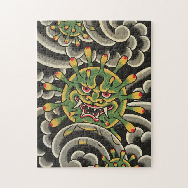 Corona-viruspussel Pussel (Vertikal)