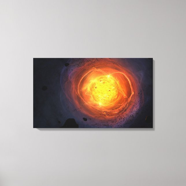 "Corona" Wrapped Canvas (Framsida)
