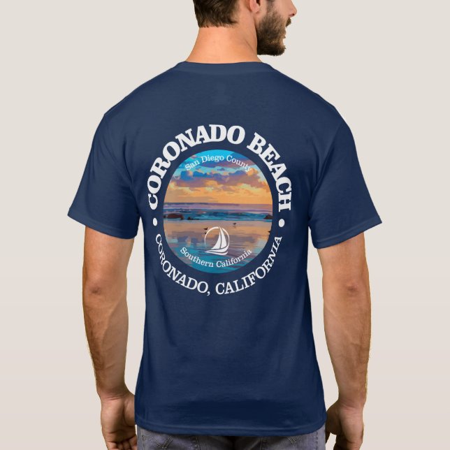 Coronado Beach (C) T Shirt (Baksida)