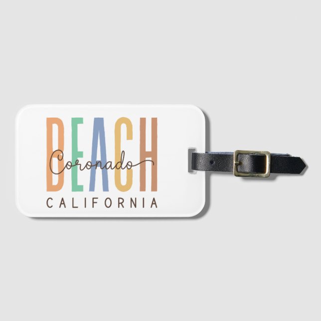 Coronado Beach California (Sands) Bagagebricka (Framsida horisontal)