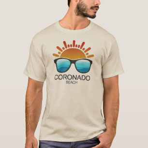 Coronado Beach California Solglasögon T Shirt
