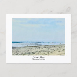 Coronado Beach California Watercolor Skriv ut Vykort