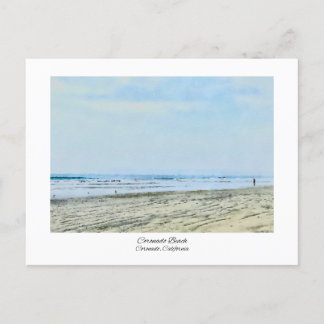 Coronado Beach California Watercolor Skriv ut Vykort