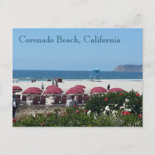 Coronado Beach på Hotel Del Coronado Vykort