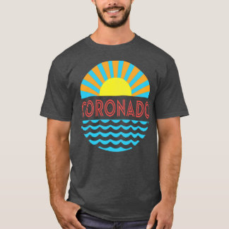 Coronado Beach Sol och Vågar T Shirt