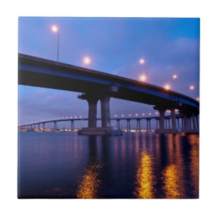 Coronado Bridge i Dusk Kakelplatta