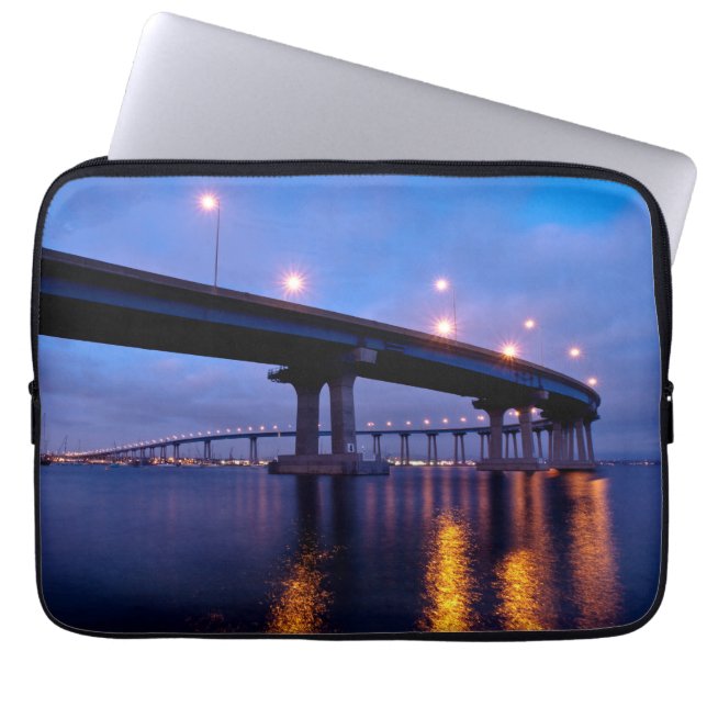 Coronado Bridge i Dusk Laptop Fodral (Framsidan)