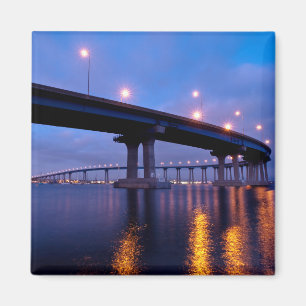 Coronado Bridge i Dusk Magnet