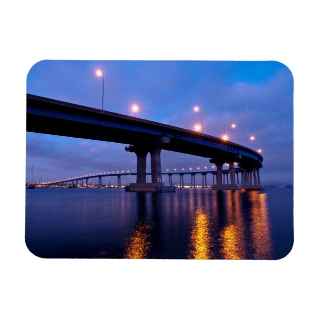 Coronado Bridge i Dusk Magnet (Horisontell)
