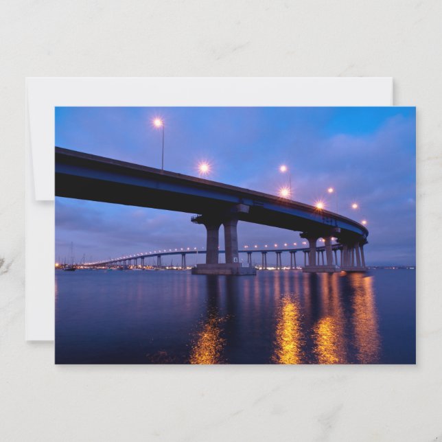 Coronado Bridge i Dusk Tack Kort (Framsida)
