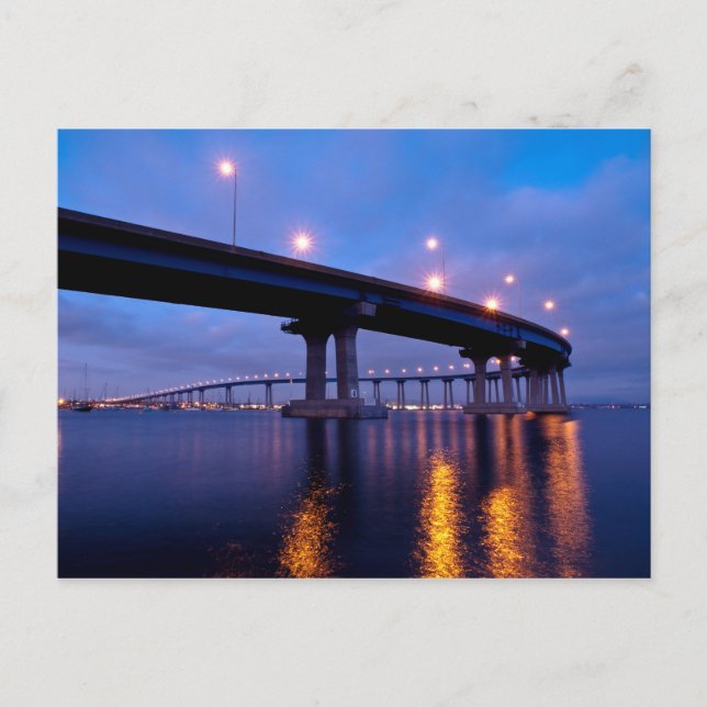 Coronado Bridge i Dusk Vykort (Framsida)