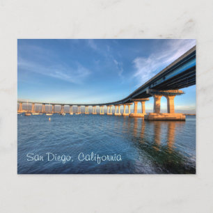 Coronado Bridge i San Diego vykort