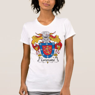 Coronado familjvapensköld tee shirt