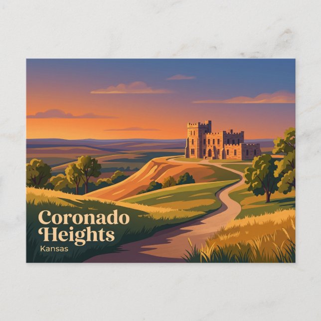 Coronado Heights Park USA Vykort (Framsida)