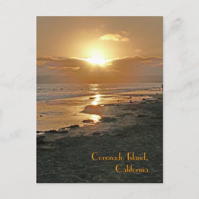 Coronado Island, Kalifornien Vykort (Framsida)